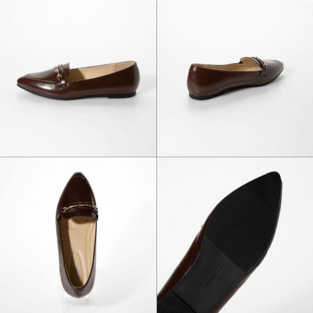 【新品 未使用】パンプス 23.0cm ブラウン 茶色 20442 レディースの靴/シューズ(ハイヒール/パンプス)の商品写真