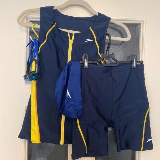 スピード(SPEEDO)のレディース水着、水泳キャップ、水泳ゴーグルセット(水着)