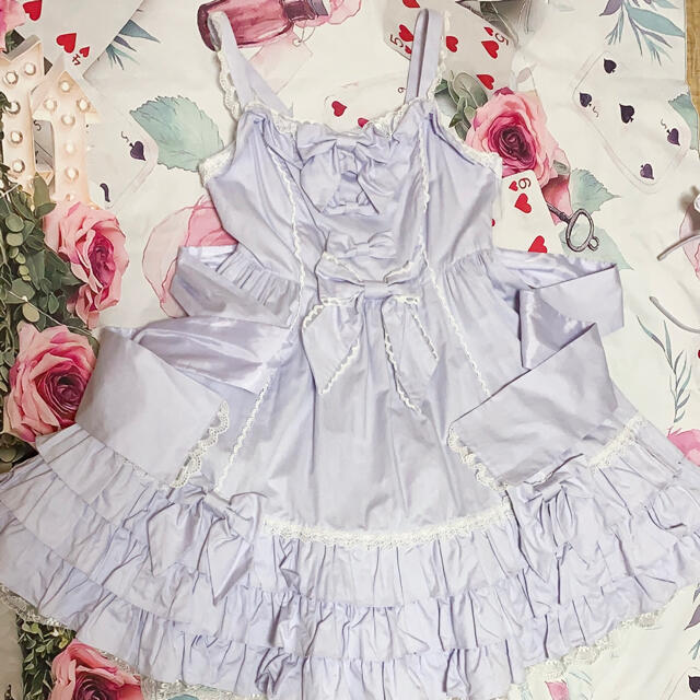 Angelic Pretty JSK カチューシャ オーバーニー ピンク