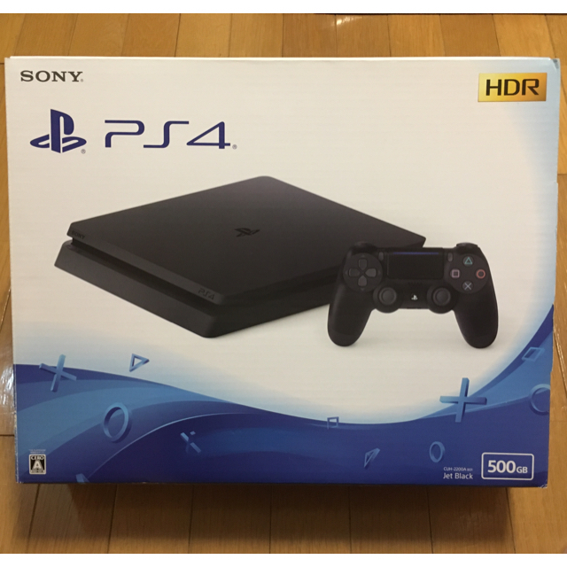 PlayStation4(プレイステーション4)のPS4 CUH-2200A 500GB エンタメ/ホビーのゲームソフト/ゲーム機本体(家庭用ゲーム機本体)の商品写真