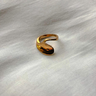 ロキエ(Lochie)の୨୧ Vintage rétro Gold Unique Ring(リング(指輪))
