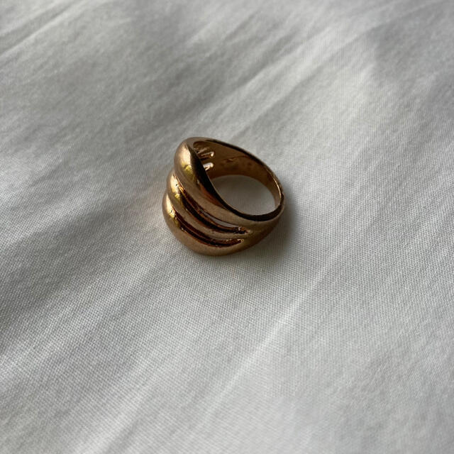 flower(フラワー)の୨୧ Vintage rétro Gold Unique Ring レディースのアクセサリー(リング(指輪))の商品写真