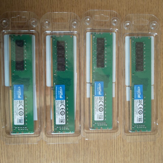 crucial メモリー 8GB×4枚