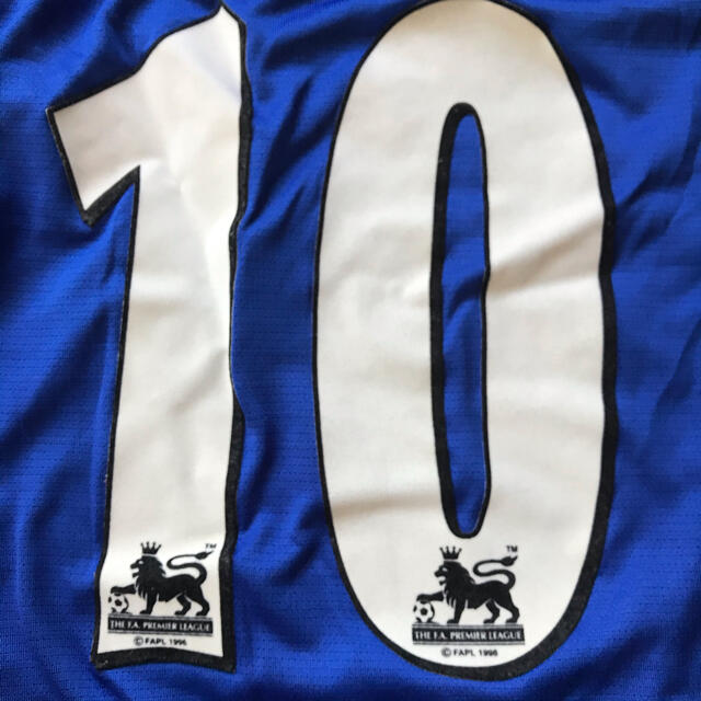 chelsea(チェルシー)の【レア】チェルシー100周年記念ユニフォームLサイズ スポーツ/アウトドアのサッカー/フットサル(ウェア)の商品写真