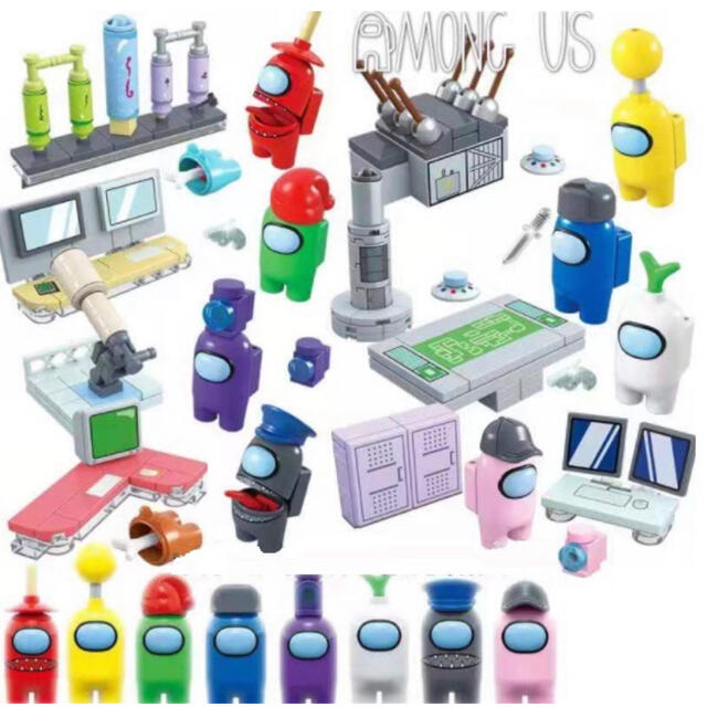 新品LEGOレゴ互換 アモングアス Amongus ミニフィグ人形セットの通販