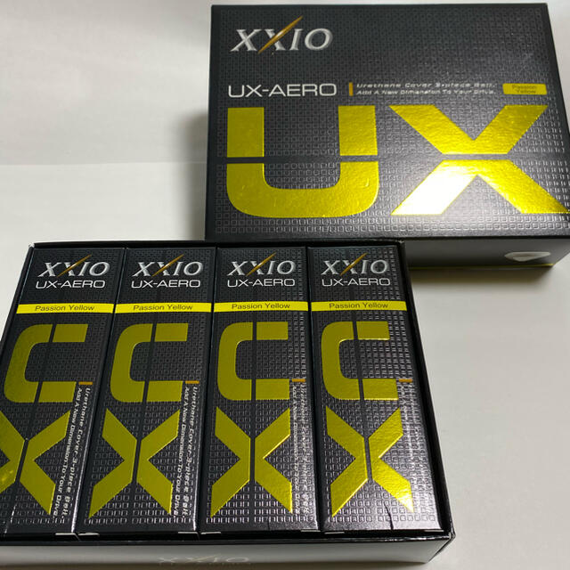 【新品・未使用】XXIO UX-AERO Passion Yellow1ダース