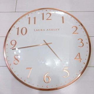 ローラアシュレイ(LAURA ASHLEY)のローラアシュレイ 壁掛け時計 ローズゴールド 40cm(掛時計/柱時計)