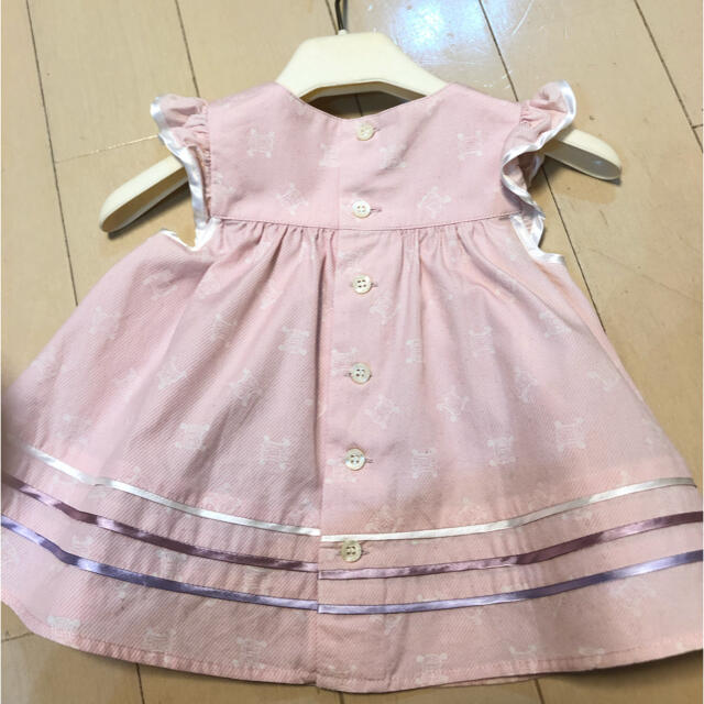 celine(セリーヌ)のnitra様専用☆CELINE☆エプロントップス☆100140 キッズ/ベビー/マタニティのキッズ服女の子用(90cm~)(Tシャツ/カットソー)の商品写真