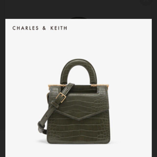 Charles and Keith(チャールズアンドキース)のミニバック　新品　Charles &keith レディースのバッグ(ハンドバッグ)の商品写真