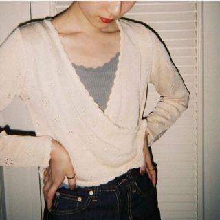 エディットフォールル(EDIT.FOR LULU)のpapermoon crochet cardigan(カーディガン)