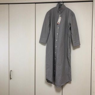 ユニクロ(UNIQLO)のシャツワンピース(ひざ丈ワンピース)