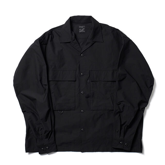 DAIWA PIER39 Tech Mil Open L/S BLACK - シャツ