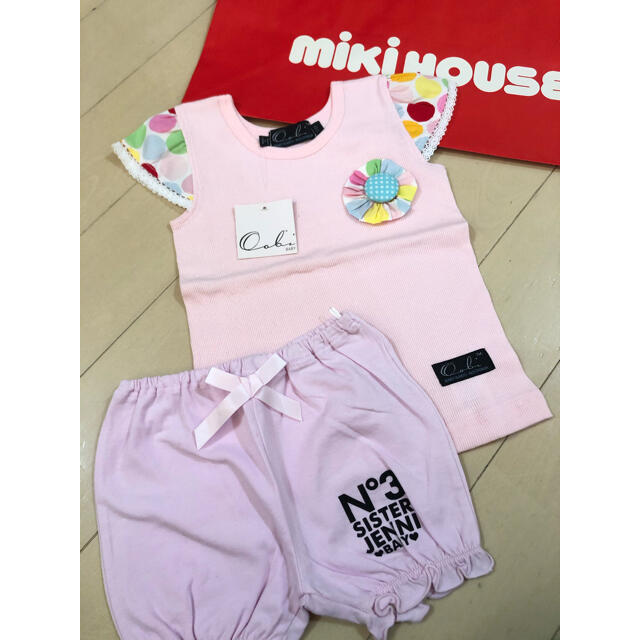 mikihouse(ミキハウス)の☆新タグ3点セット☆MIKIHOUSE,JENNI,Oobi☆ キッズ/ベビー/マタニティのベビー服(~85cm)(その他)の商品写真