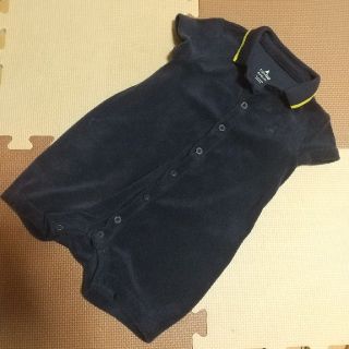 ベビーギャップ(babyGAP)のbabyGAP パイル地半袖ロンパース オールインワン(ロンパース)