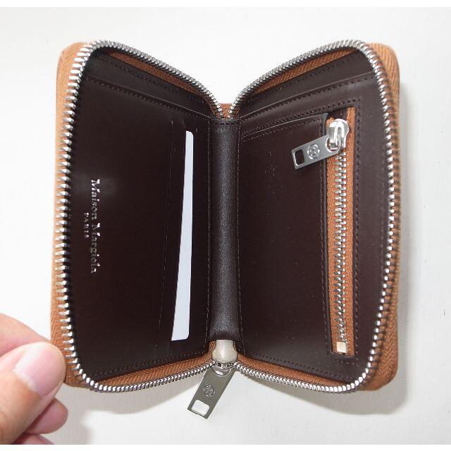 マルジェラ 財布 round zip wallet brown 21SS