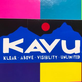 カブー(KAVU)の★補強あり発送★新品未使用　カブー　長方形ロゴステッカー　1枚(その他)