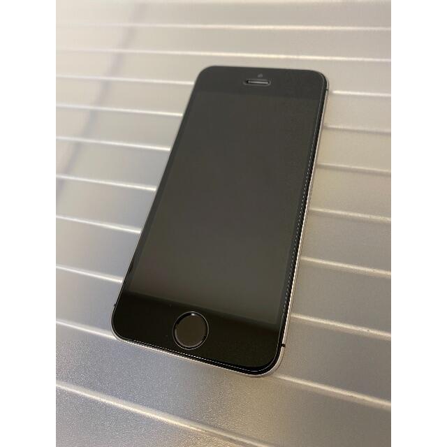 美品] iPhoneSE[64G] スペースグレイ SIMフリー - スマートフォン本体