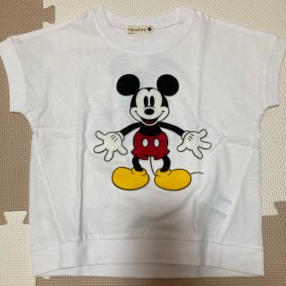 ブランシェス(Branshes)のブランシェス ミッキーマウス ショートドルマンTシャツ(Tシャツ/カットソー)