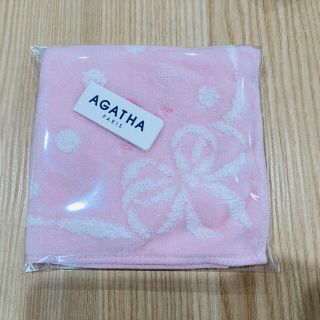 アガタ(AGATHA)の☆専用☆ AGATHA ピンクリボン　タオルハンカチ(ハンカチ)