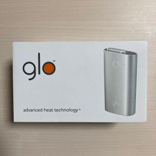 グロー(glo)のglo グロー【美品　シルバー　動作確認済み】(タバコグッズ)