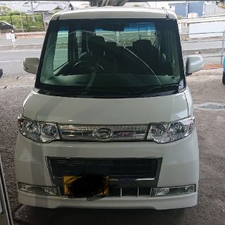 ダイハツ(ダイハツ)のタントカスタム ＲＳ パール 左電スラ キーフリー ナビ ＥＴＣ(車体)