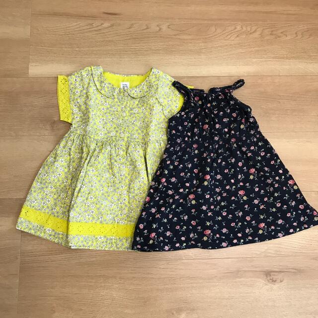 babyGAP(ベビーギャップ)のbabyGAP ワンピース　90センチ キッズ/ベビー/マタニティのキッズ服女の子用(90cm~)(ワンピース)の商品写真