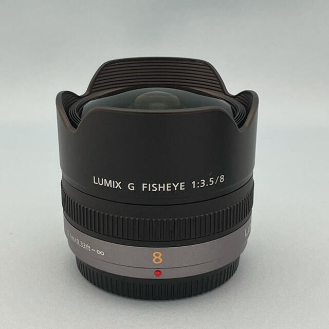 Panasonic 8mm F3.5 LUMIX G fisheye レンズ