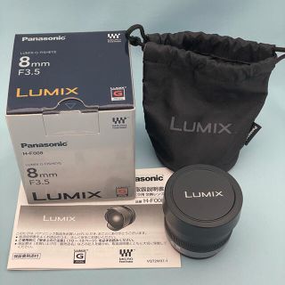 パナソニック(Panasonic)のPanasonic 8mm F3.5 LUMIX G fisheye レンズ(レンズ(単焦点))