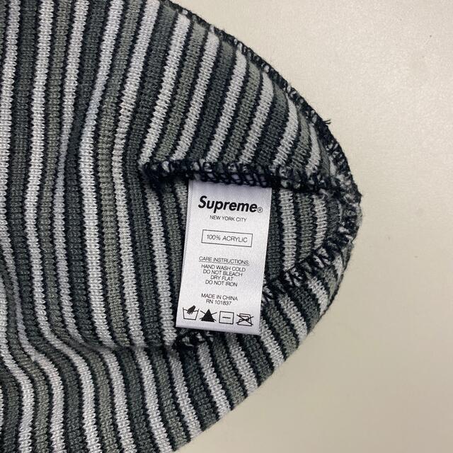 Supreme(シュプリーム)のSupreme 20fw Multi stripe beanie black  メンズの帽子(ニット帽/ビーニー)の商品写真