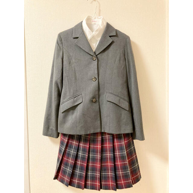 ELLE(エル)の白のレース付きシャツ　160cm キッズ/ベビー/マタニティのキッズ服女の子用(90cm~)(ブラウス)の商品写真