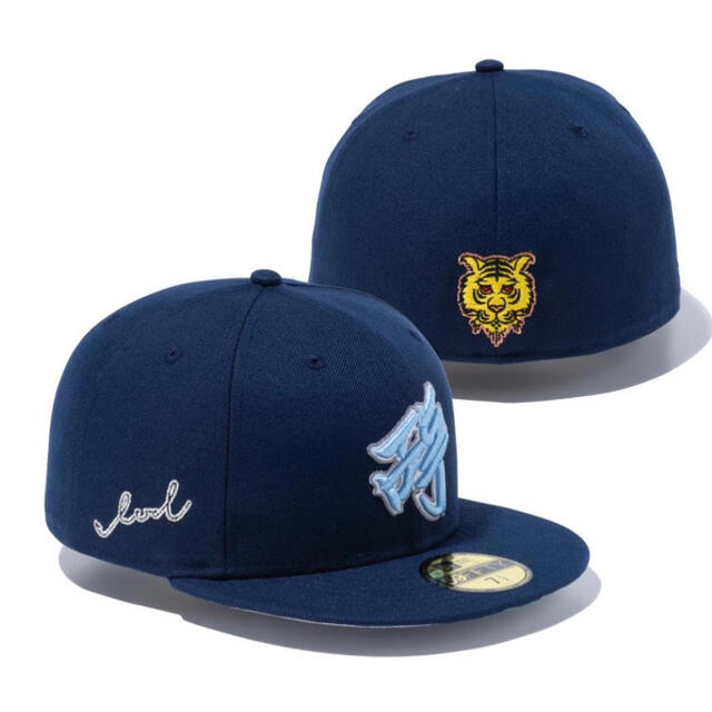 59FIFTY 5lack×Newera マルチロゴ ネイビーメンズ