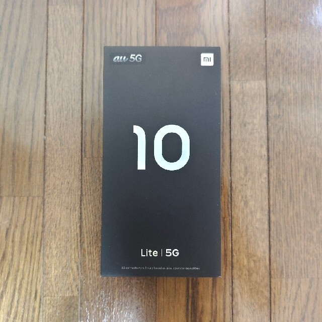 au(エーユー)のXiaomi Mi10 Lite 5G XIG01 ホワイト SIMフリー スマホ/家電/カメラのスマートフォン/携帯電話(スマートフォン本体)の商品写真