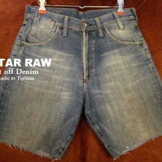 ジースター(G-STAR RAW)のジースターロウ G-STAR LOW カットオフ デニム ショートパンツ 29(ショートパンツ)