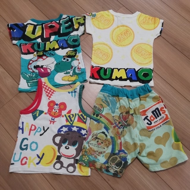 JAM(ジャム)のジャム　4枚セット　90 キッズ/ベビー/マタニティのキッズ服男の子用(90cm~)(Tシャツ/カットソー)の商品写真