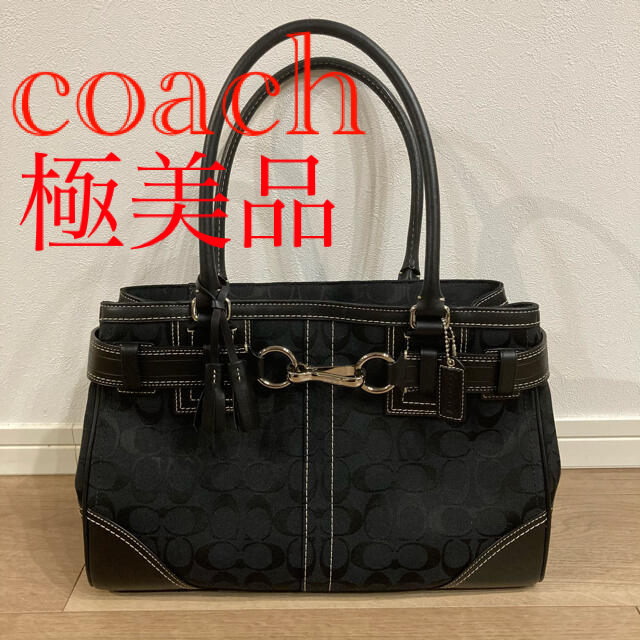 COACH コーチ ハンドバッグ  シグネチャー 10246約145cmハンドル高さ