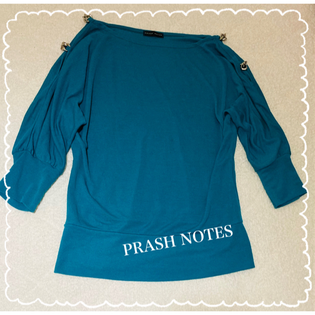 【PRASH NOTES・プラッシュノーツ】肩開き カットソーの通販 by ⭐︎ebac'shop⭐︎｜ラクマ