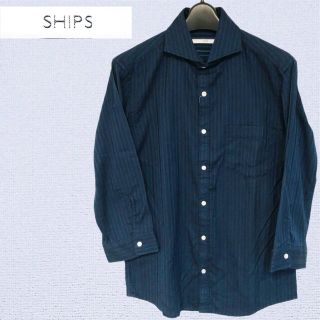 シップス(SHIPS)の（タグ付き）SHIPS シャツ　ストライプ　七分袖(シャツ)