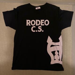 ロデオクラウンズワイドボウル(RODEO CROWNS WIDE BOWL)のロデオクラウンズ　Tシャツ　黒(Tシャツ(半袖/袖なし))