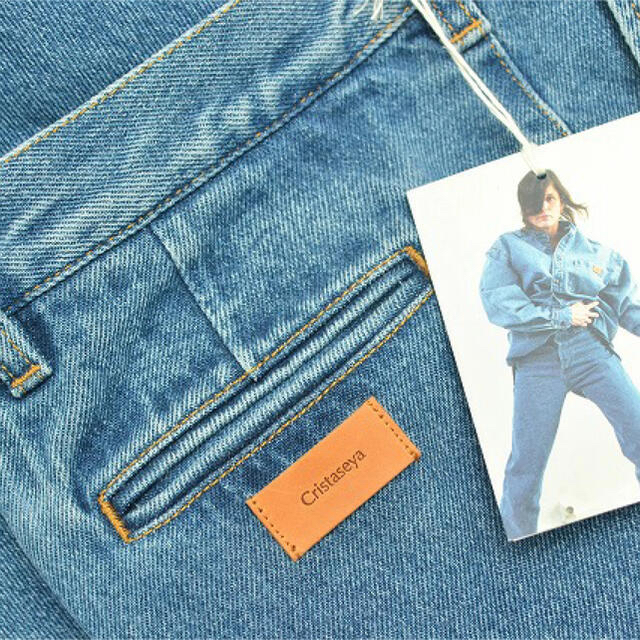 COMOLI(コモリ)のクリスタセヤ　ブリーチデニム メンズのパンツ(デニム/ジーンズ)の商品写真