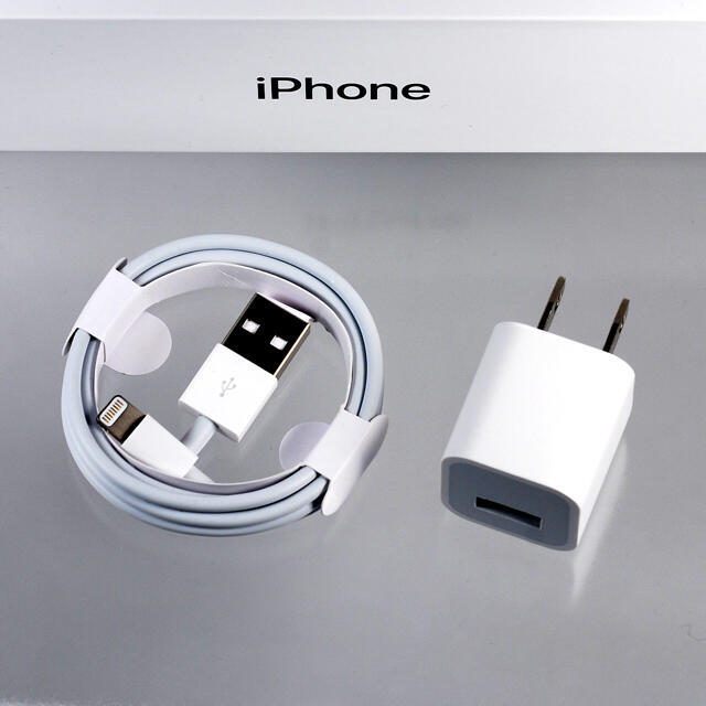 iPhone(アイフォーン)のiPhone 充電ケーブル 充電器 コード アダプター スマホ/家電/カメラのスマートフォン/携帯電話(バッテリー/充電器)の商品写真