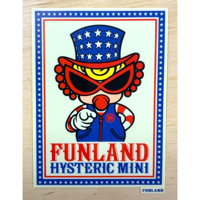 HYSTERIC MINI(ヒステリックミニ)のヒスミニ☆正規品☆新品☆ステッカー☆シール☆非売品☆FUNLAND☆1 エンタメ/ホビーのコレクション(ノベルティグッズ)の商品写真