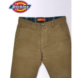 ディッキーズ(Dickies)のDickies ディッキーズ 裏地チェック チノパン シンチバック(ワークパンツ/カーゴパンツ)