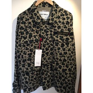 ザラ(ZARA)のZARA(ザラ)SPRS オーバーサイズ レオパルドカモフラ ジャケット XL(ブルゾン)