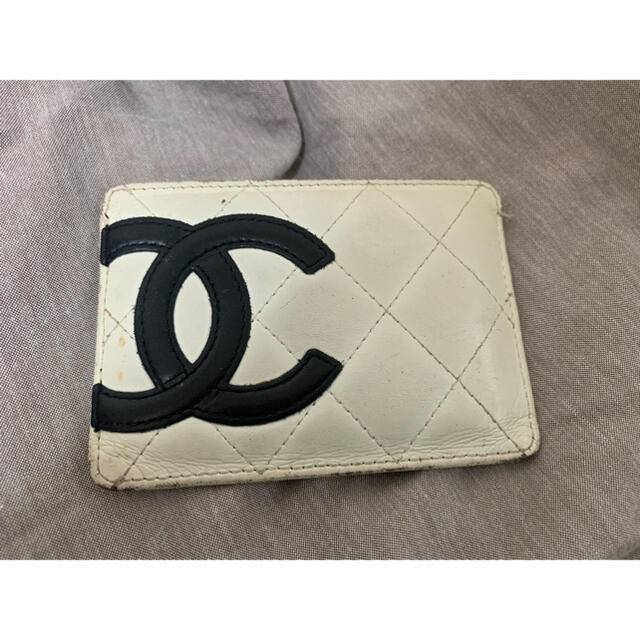 【CHANEL】シャネル カンボンライン カードパスケース 定期入れ 名刺入れ