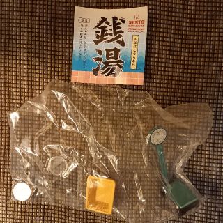 銭湯　ミニチュアコレクション　体重計と脱衣籠(その他)