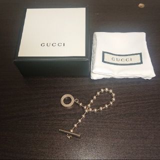 グッチ(Gucci)のGUCCI ボールチェーンブレスレット 箱付き(ブレスレット/バングル)