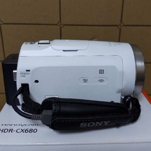 SONY(ソニー)のSONY HDR-CX680(W) スマホ/家電/カメラのカメラ(ビデオカメラ)の商品写真