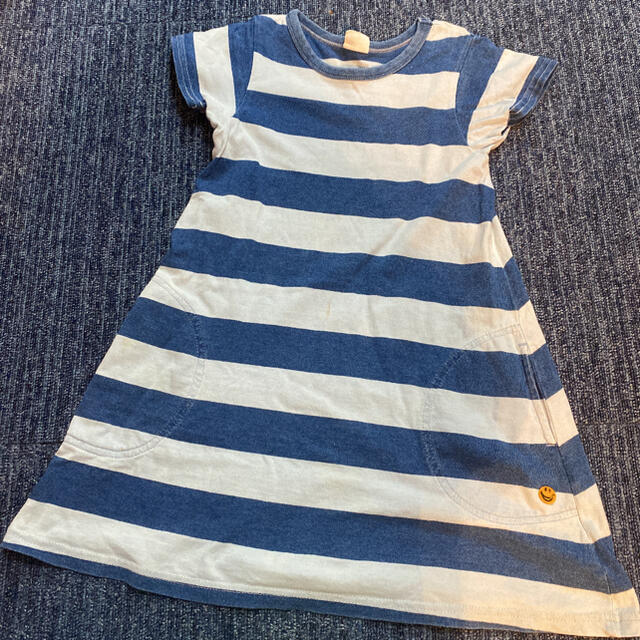 BREEZE(ブリーズ)のBREEZE ワンピース ボーダー 120cm キッズ/ベビー/マタニティのキッズ服女の子用(90cm~)(ワンピース)の商品写真