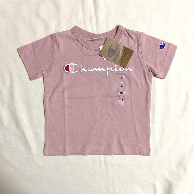 Champion(チャンピオン)のchampion 半袖　110センチ キッズ/ベビー/マタニティのキッズ服女の子用(90cm~)(Tシャツ/カットソー)の商品写真