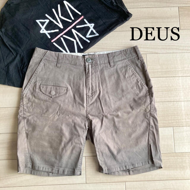Deus ex Machina(デウスエクスマキナ)の【DEUS EX MACHINAワークハーフパンツ】 メンズのパンツ(ショートパンツ)の商品写真